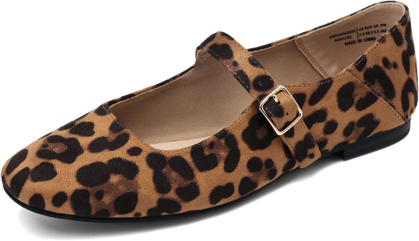 DREAM PAIRS Women's Silver Square Toe Mary Jane Flats Review