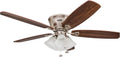 Ceiling Fan Glen Alden 52 in Classic Flush Mount with LED - Quiet