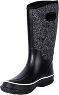 Mid Calf Rain Boots for Women - Insulated Waterproof Neoprene