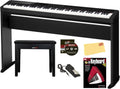 Casio Privia PX-S1100 Digital Piano Bundle - Slim 88-Key Piano