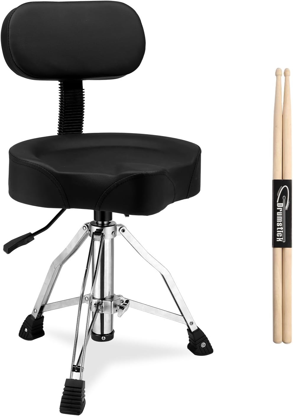Ktaxon Drum Throne with Backrest for Comfortable Drumming
