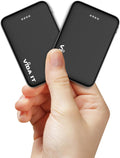 Ultra Compact 5000mAh Power Bank 2-Pack - Pocket USB Charger