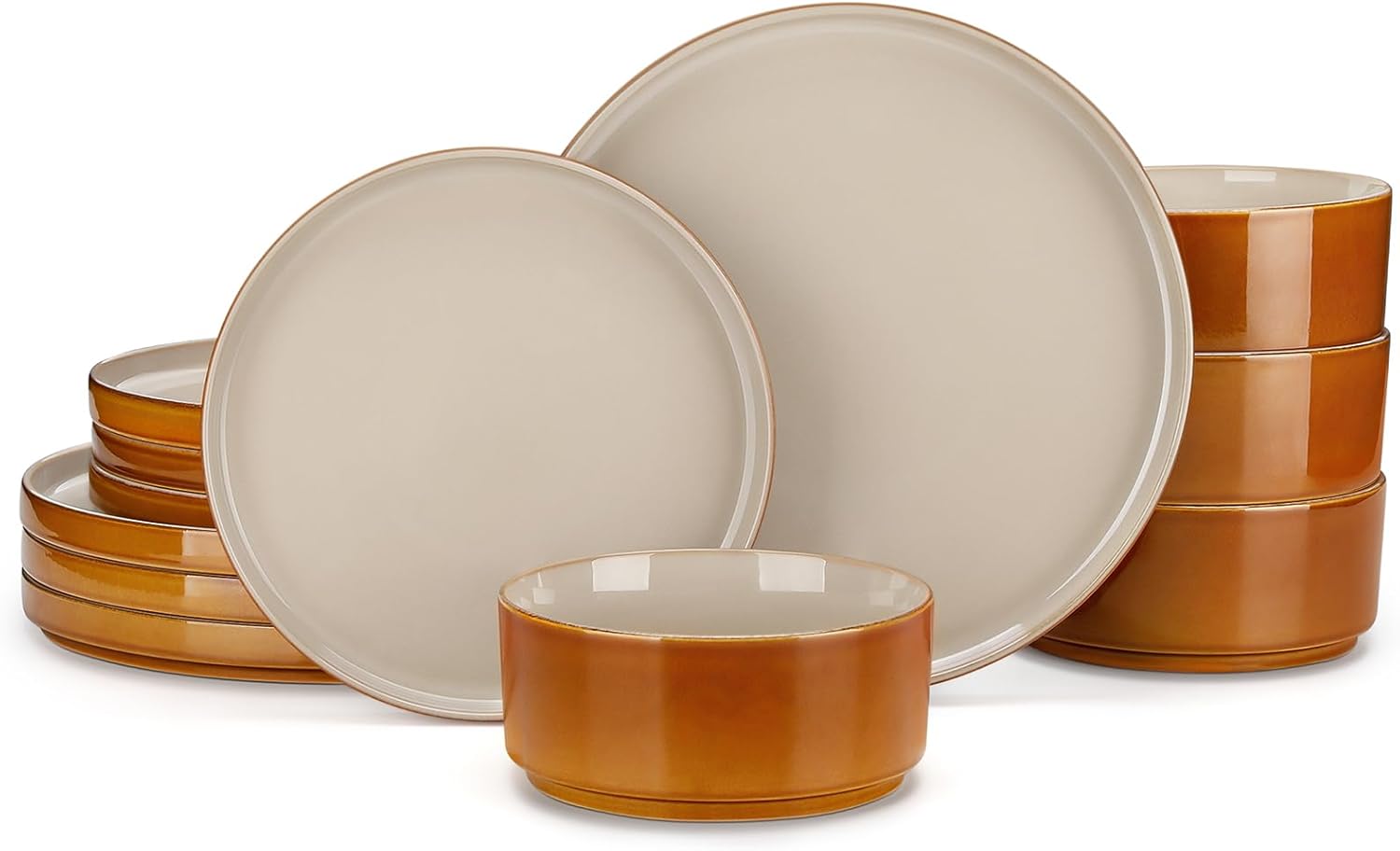 vancasso ONION Ceramic Plates and Bowls Set for Stylish Dining