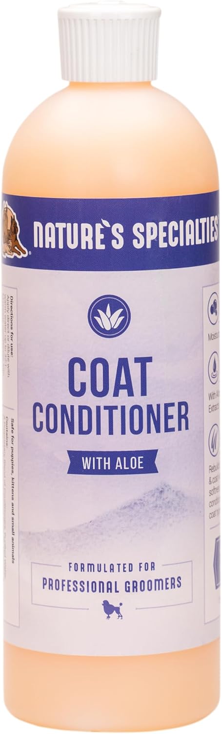 Nature's Specialties Coat Conditioner with Aloe for Pets 16 oz