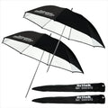 BRITEK 32in Black + White Reflector Umbrella 2-Pack - Portable Studio