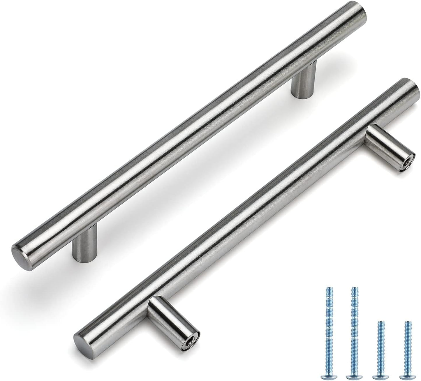 Homdiy 500 Pack Drawer Handle Brushed Nickel Kitchen Hardware