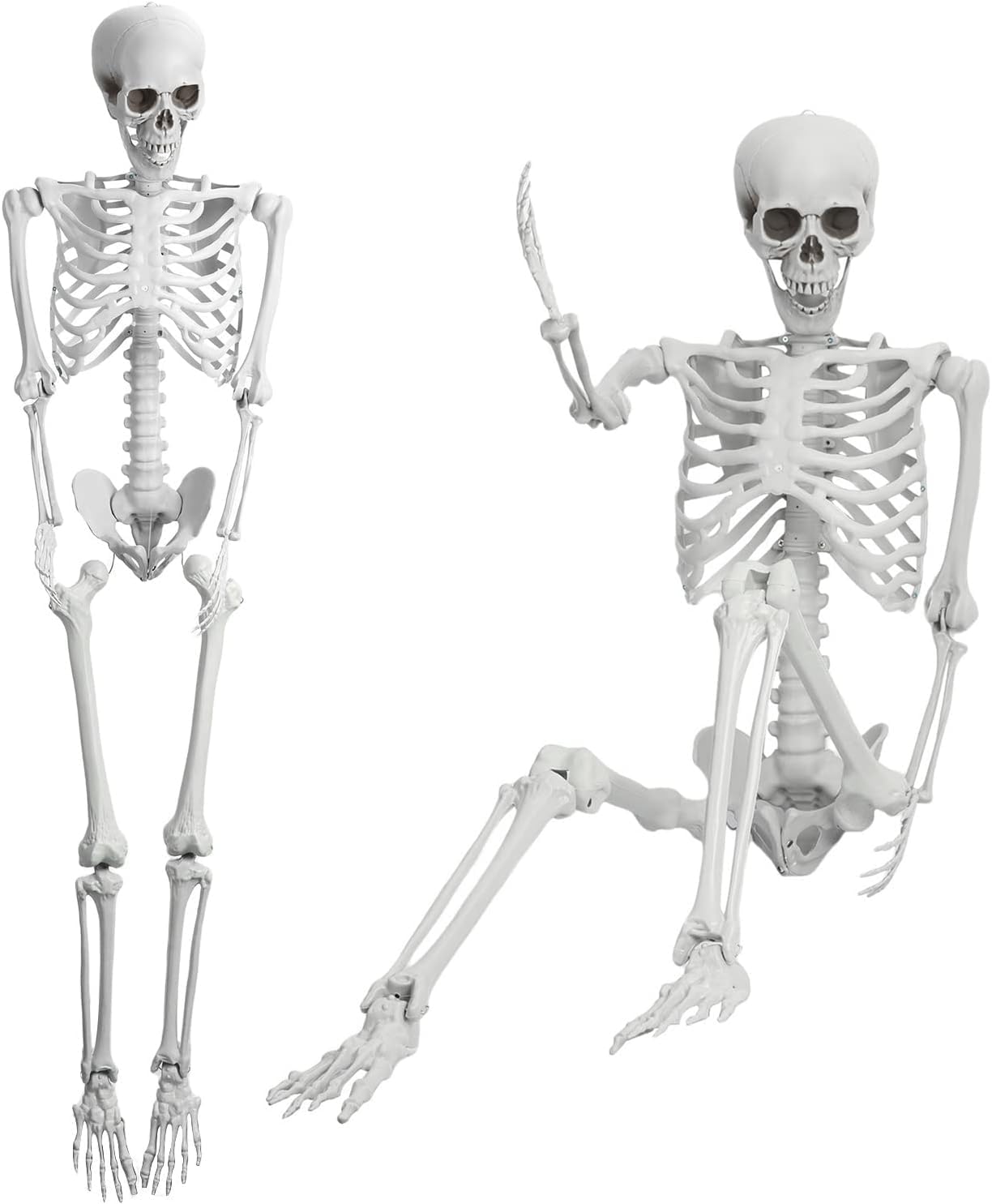 Posable Halloween Skeletons for Spooky Indoor Outdoor Decor