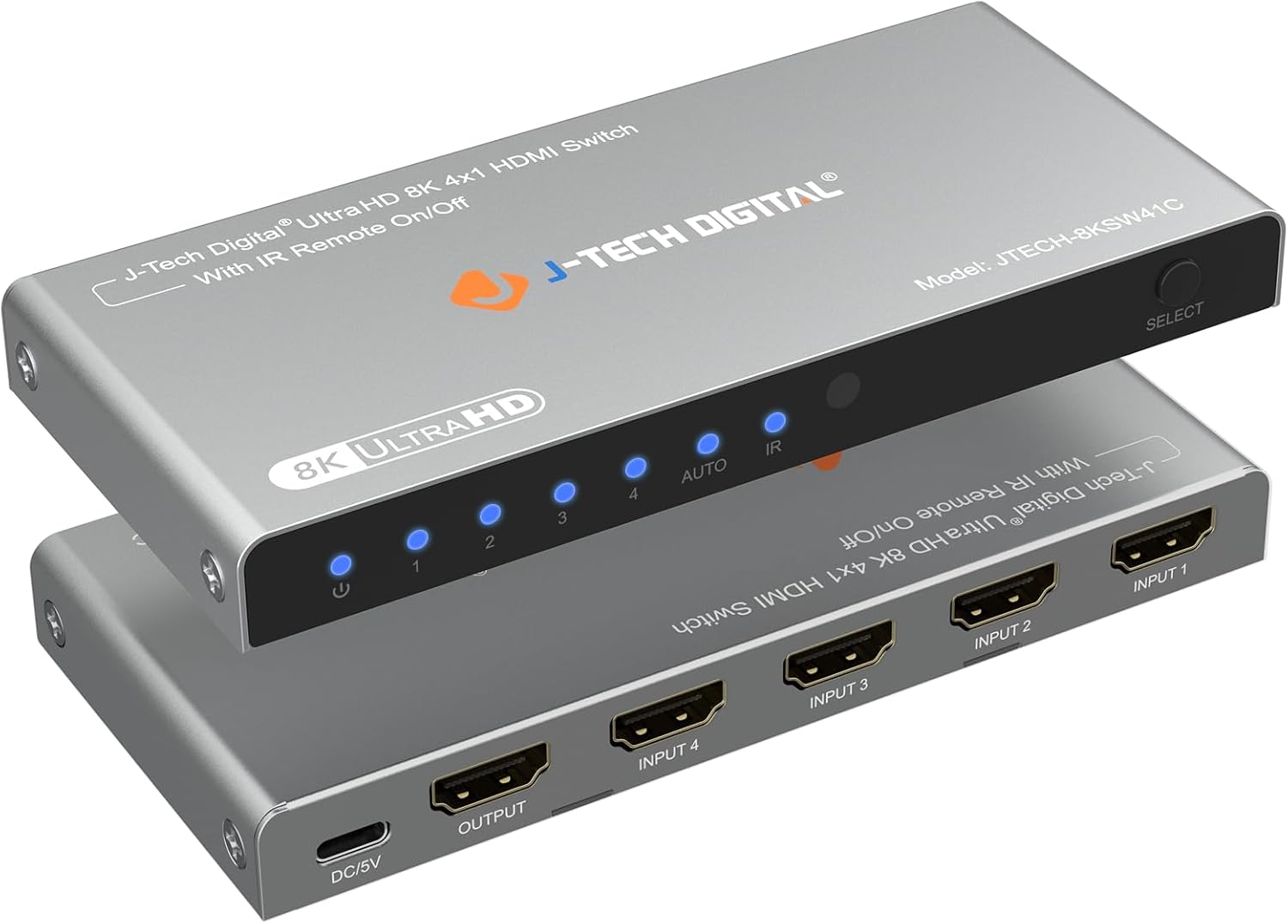 J-Tech Digital HDMI Switch 4K 120Hz for Ultimate Viewing Experience