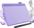Ugee Drawing Tablet with 10 Hot Keys and Battery-Free Stylus