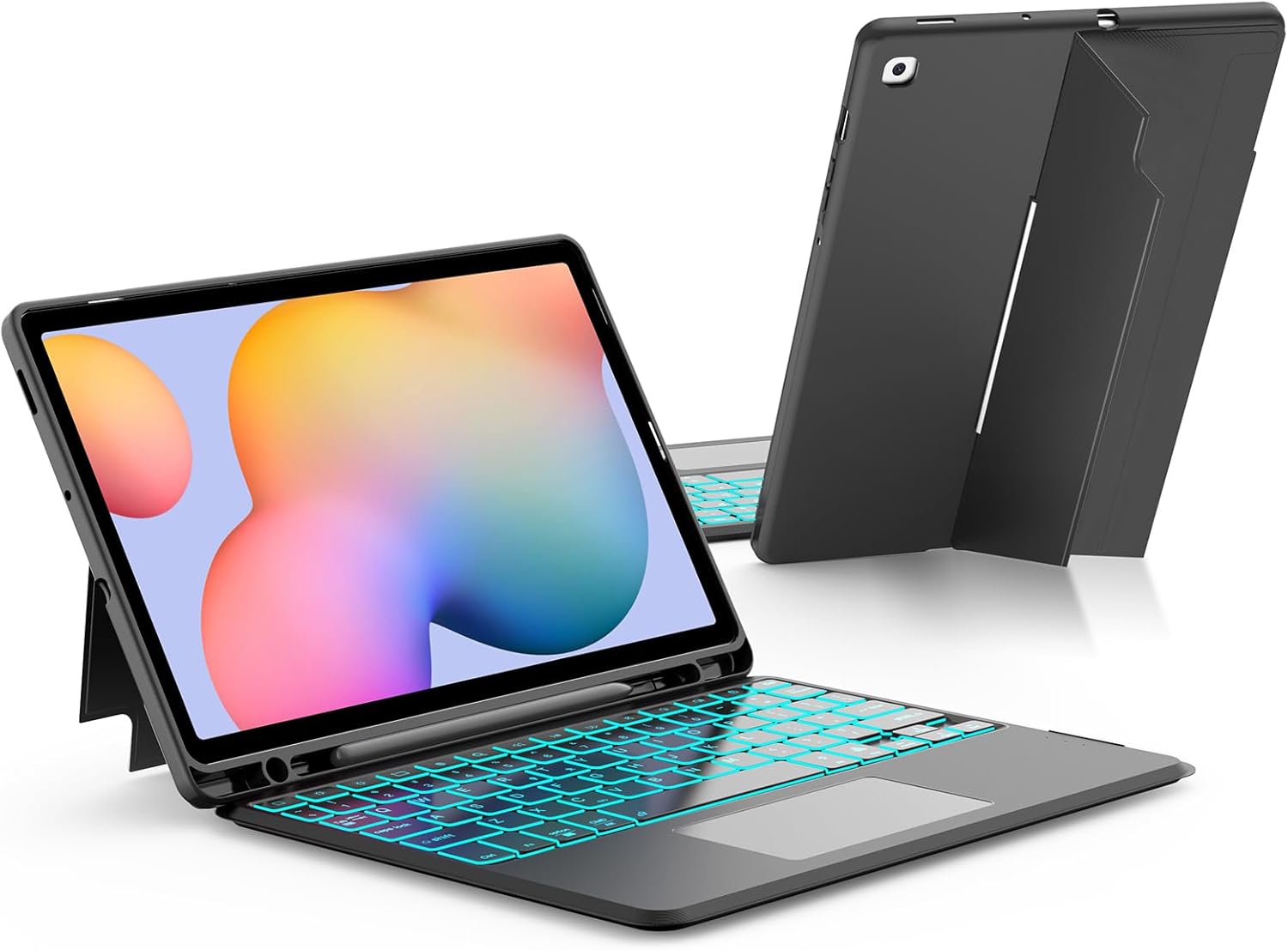 JUQITECH Trackpad Keyboard Case for Samsung Galaxy Tab S6 Lite