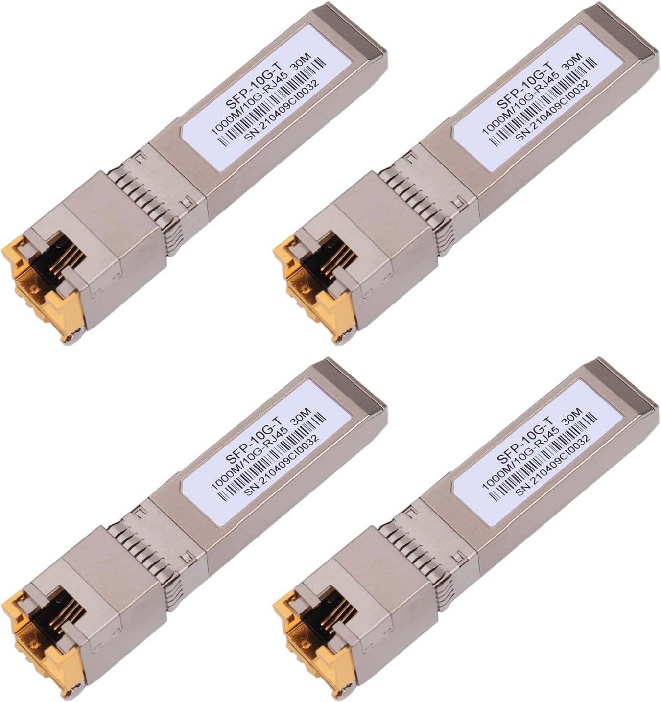 4PACK 10G SFP+ to RJ45 Copper Module for High-Speed Networking