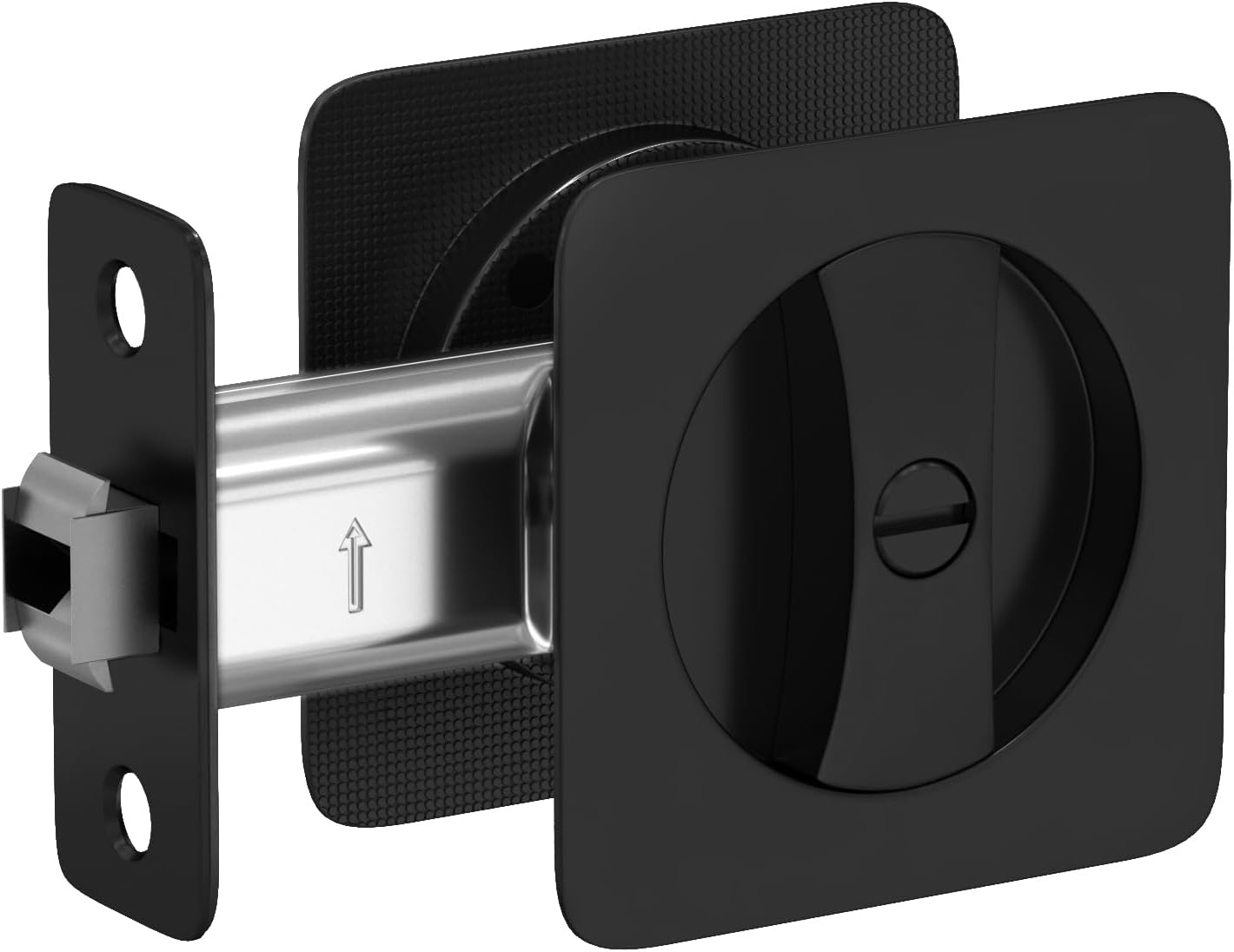 Goldenwarm Black Pocket Door Lock for Privacy in Bedrooms & Baths