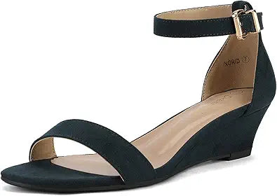 DREAM PAIRS Women's Ingrid Ankle Strap Low Wedge Sandal Review