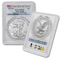 2022 1 oz American Silver Eagle MS-70 First Day of Issue - Flag Label
