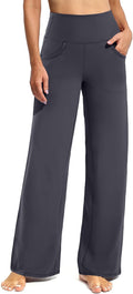 Promover Wide Leg Yoga Pants with Pockets - Comfortable (Style 4JVB)
