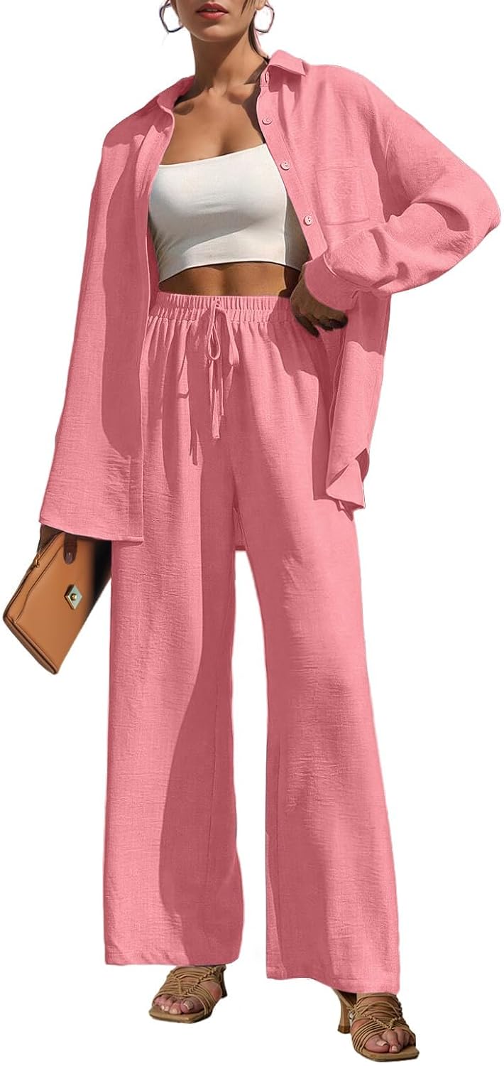 Lepunuo 2 Piece Outfits for Women Casual Lounge Sets Stylish