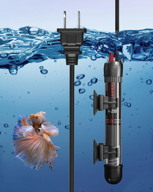 KINGYEENUO 50W Submersible Aquarium Heater - Perfect for 10-20 Gallon Tanks!