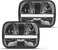 5x7 105W LED Headlight Pair - Bright 7x6 Replacement for Jeeps