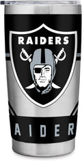 NFL Football 20oz Stainless Steel Tumbler with Lid for Drinks