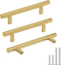 Goldenwarm 18 Pack 3-3/4in Brushed Gold Cabinet Pulls - Brushed Brass
