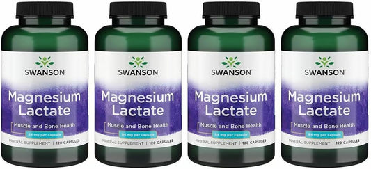 Swanson Magnesium Lactate - Gentle Absorption for Muscle Health