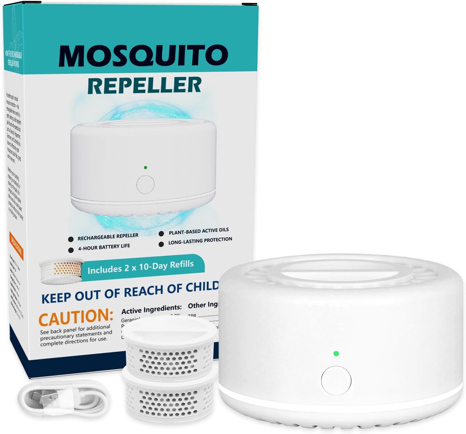 Mosquito Repellent Outdoor Patio Device for Camping and Hiking