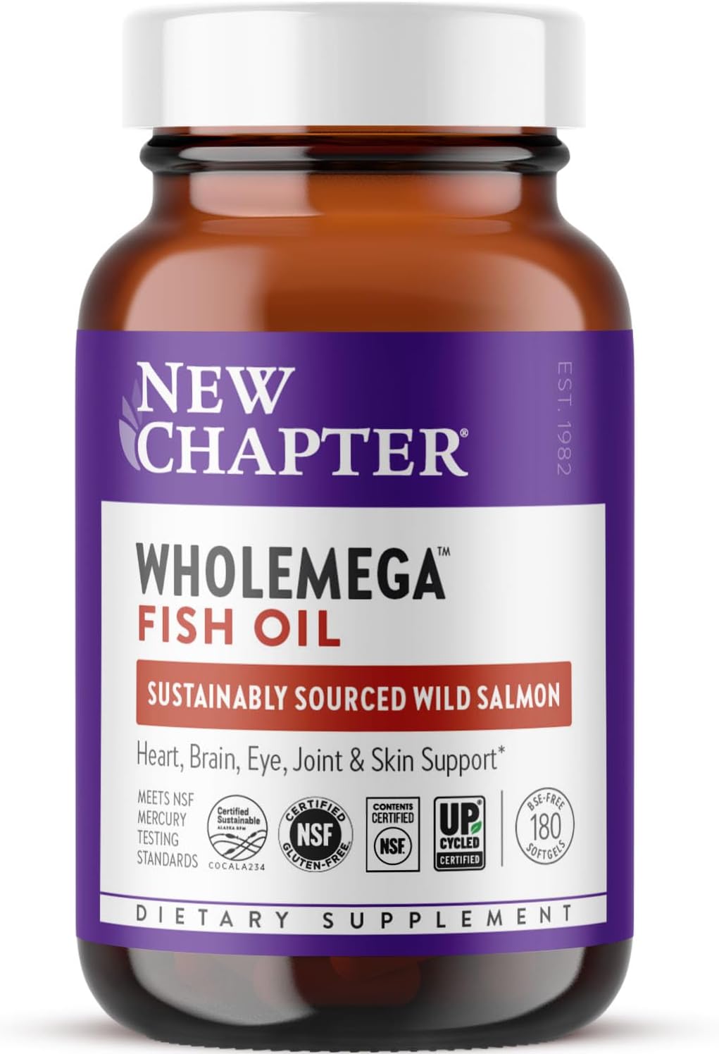 Wholemega Fish Oil Supplement with Omega-3 and Vitamin D3