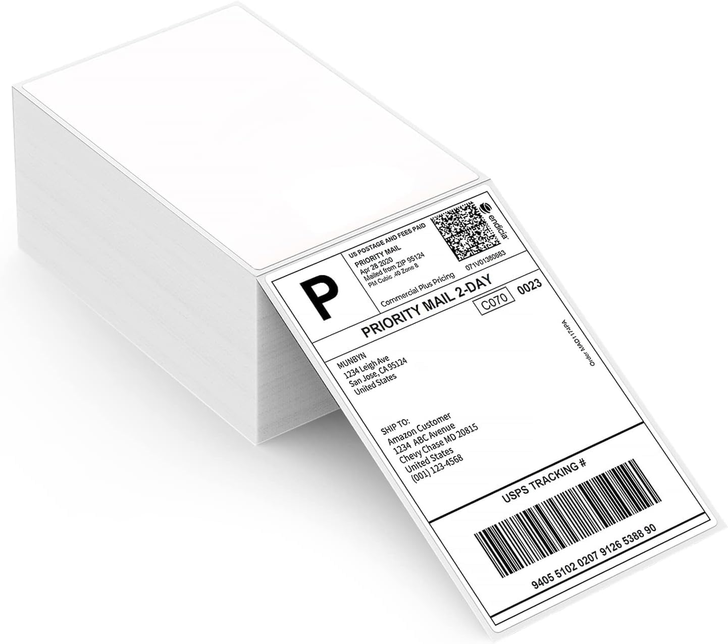 500 High-Quality 4x6 Shipping Labels by MUNBYN