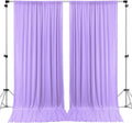 10 ft x 10 ft Polyester Backdrop Drapes Panels - Lavender