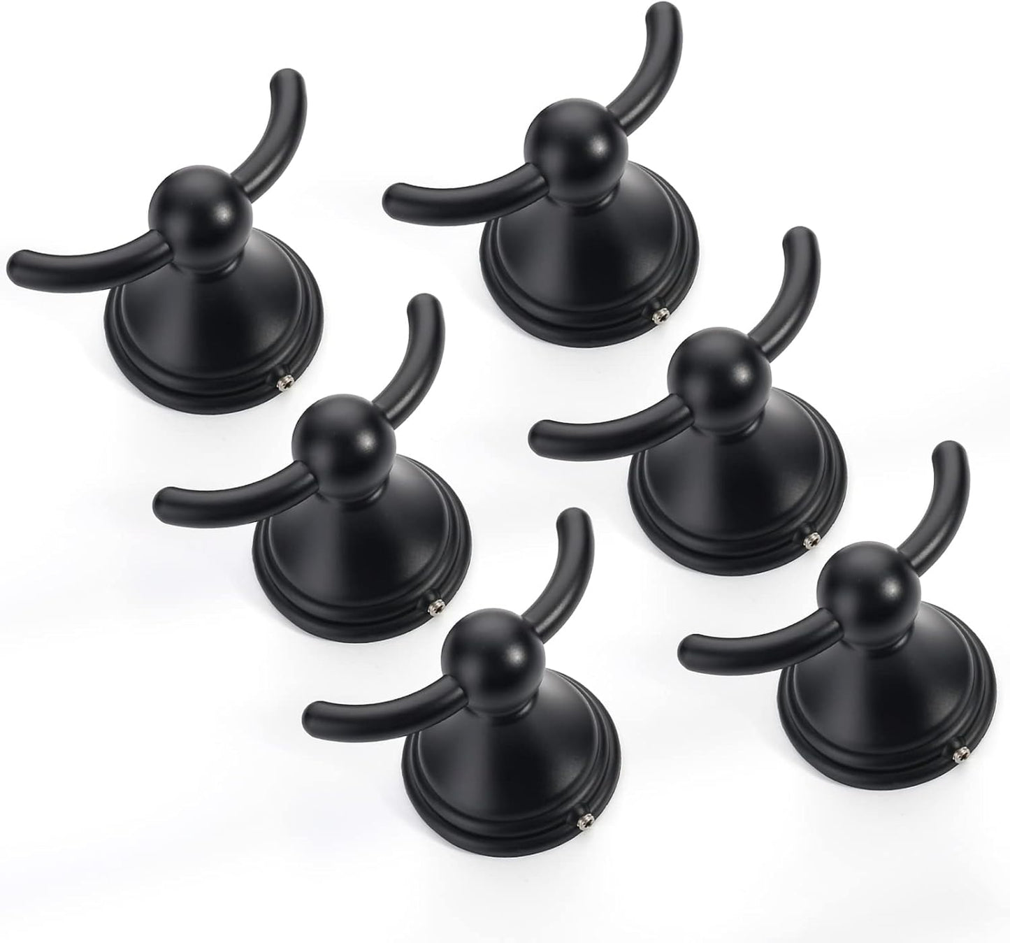 FILTA Bathroom Towel Hooks in Matte Black for Stylish Storage