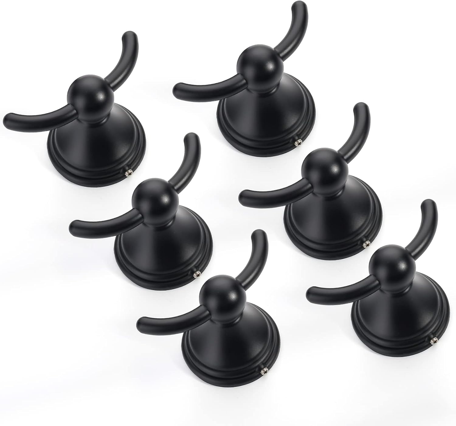 FILTA Bathroom Towel Hooks in Matte Black for Stylish Storage