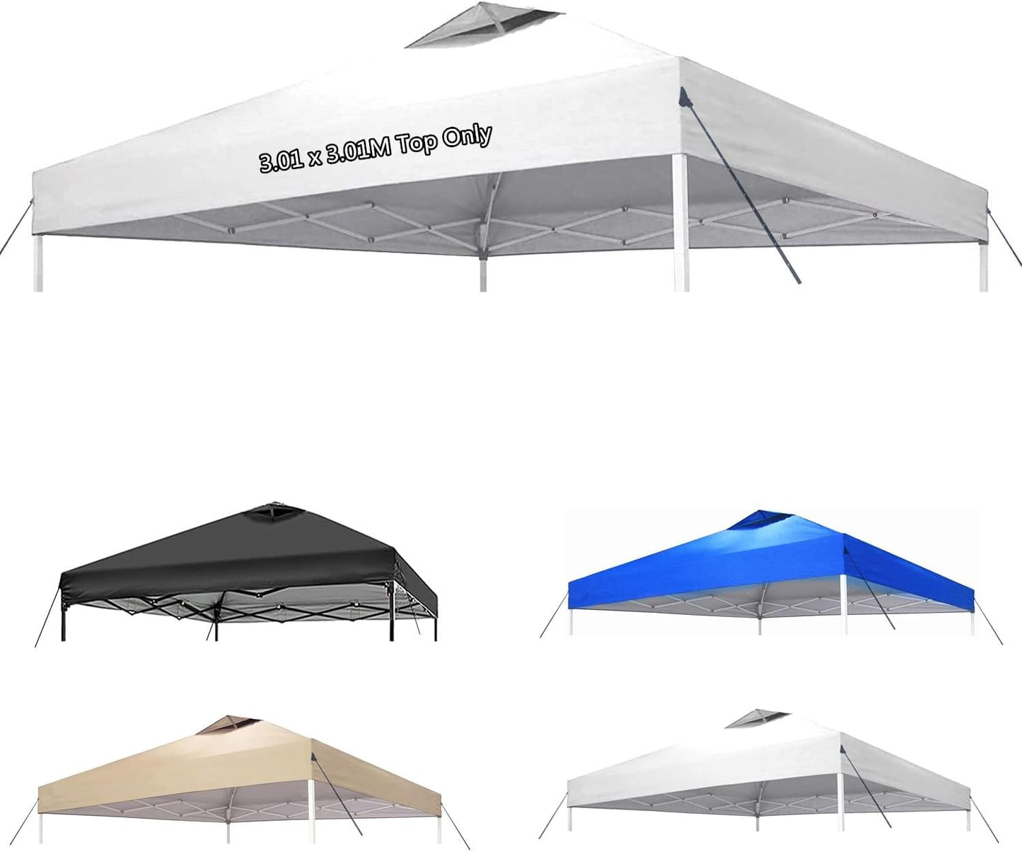 Waterproof 10x10 Canopy Top Cover - Ultimate Sun Protection!