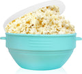 Microwave Popcorn Popper with Lid and Handles - Healthy Oil-Free