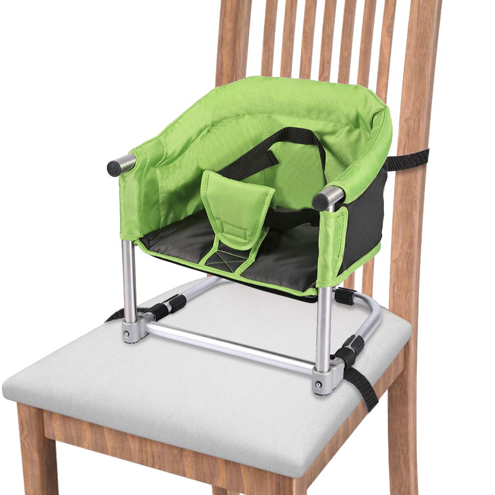 Portable Toddler Booster Seat with Safety Buckle for Dining