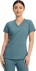 V-Neck Scrub Top for Women with 4 Pockets - Comfortable, Modern Fit