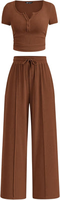 PRETTYGARDEN Womens 2 Piece Outfits for Summer Comfort and Style