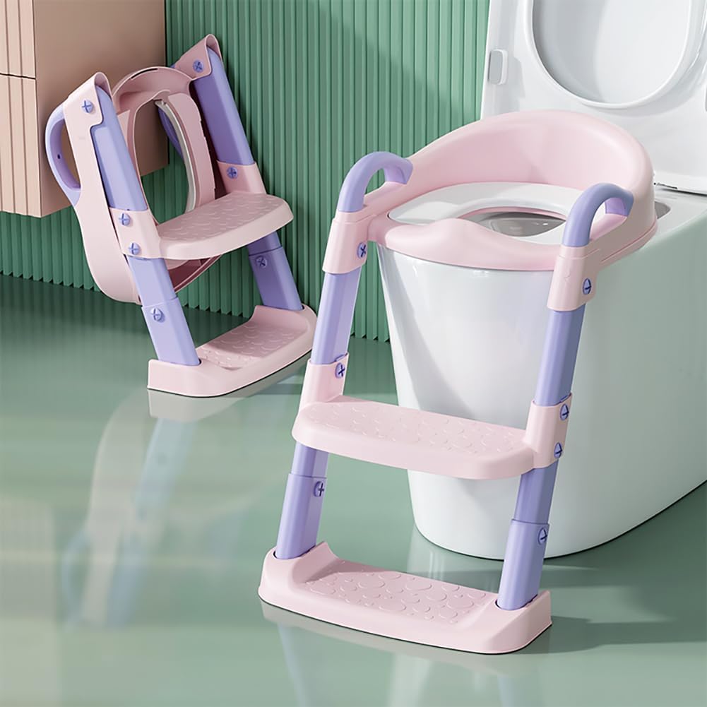 Potty Training Toilet Seat With Step Stool For Boys Girls