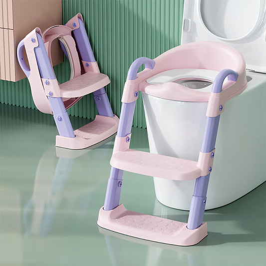 Potty Training Toilet Seat With Step Stool For Boys Girls