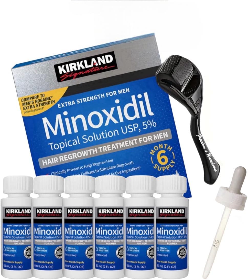 Kirkland Minoxidil for Men Hair Regrowth Treatment 6 Pack