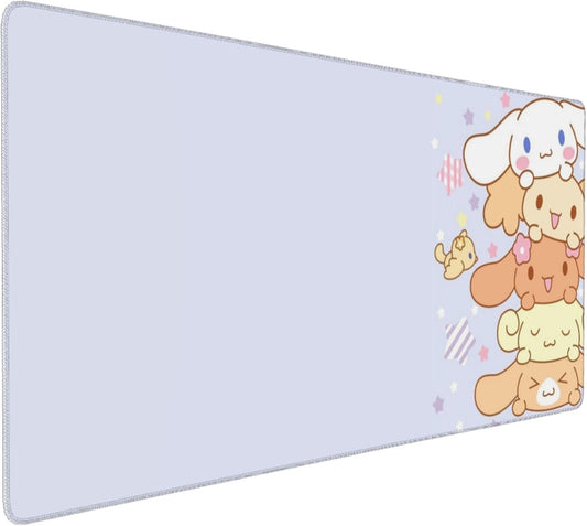 Kawaii Girly Gaming Mouse Pad XXL Anime Desk Mat for Work
