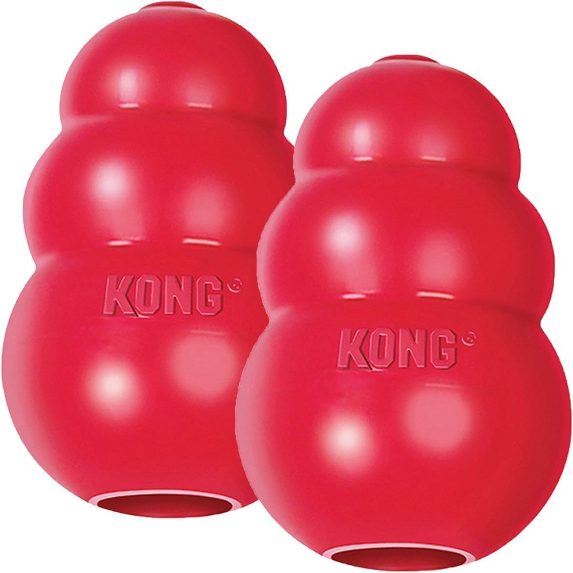 Kong Classic Fetch & Chew Toy Duo - Stuffable Treat-Filling!