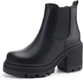 firelli Women Chelsea Platform Ankle Boots - Comfortable Height Shoes