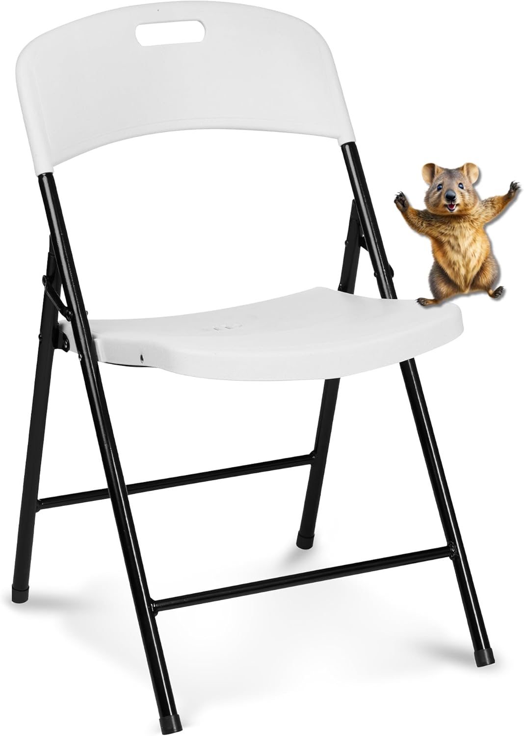 Commercial Stackable Folding Chair, 350lb Capacity