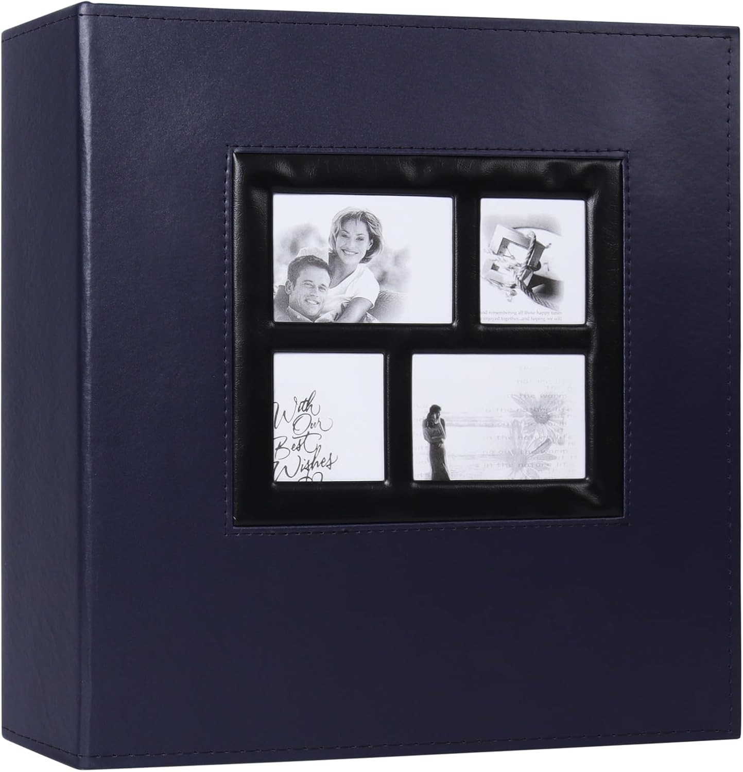 RECUTMS Photo Album 4x6 Holds 1000 Photos in Elegant Blue