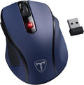 Wireless Mouse D-09 USB Cordless Mouse - Ergonomic 2400 DPI Portable
