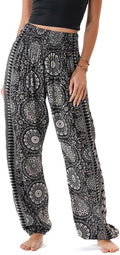 Women's Harem Pants High Waisted Thai Genie Pants - Flowy Comfort