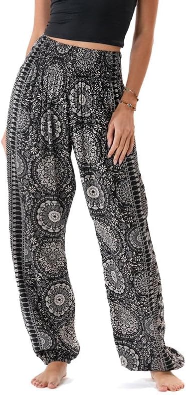 Lotus and Luna Women's Harem Pants for Beach & Lounge Style