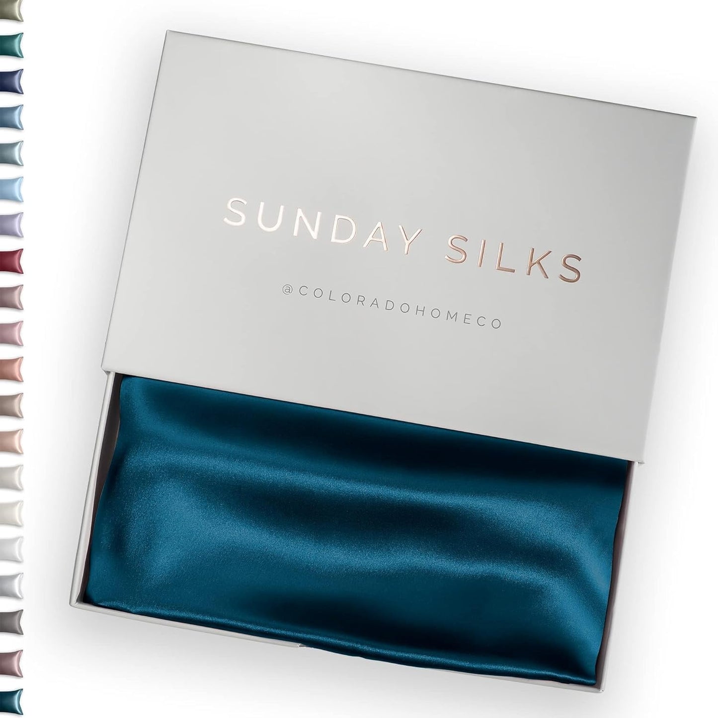 SUNDAYSILKSTM 100% Mulberry Silk Pillowcase for Hair & Skin