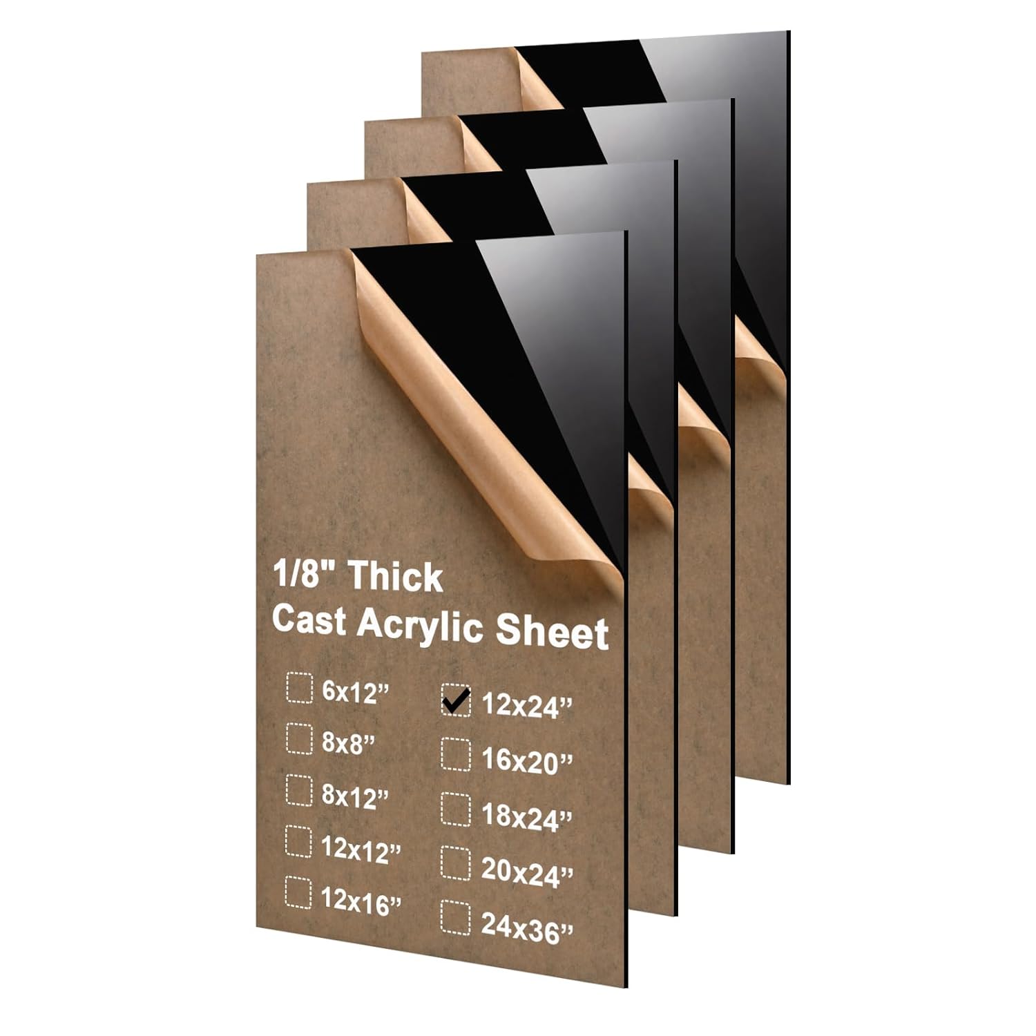 KINLINK 12x24 Acrylic Sheets for DIY Projects and Crafts