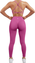 SUUKSESS Women Seamless Workout Sets Strappy Sports Bra (Style 29PB)